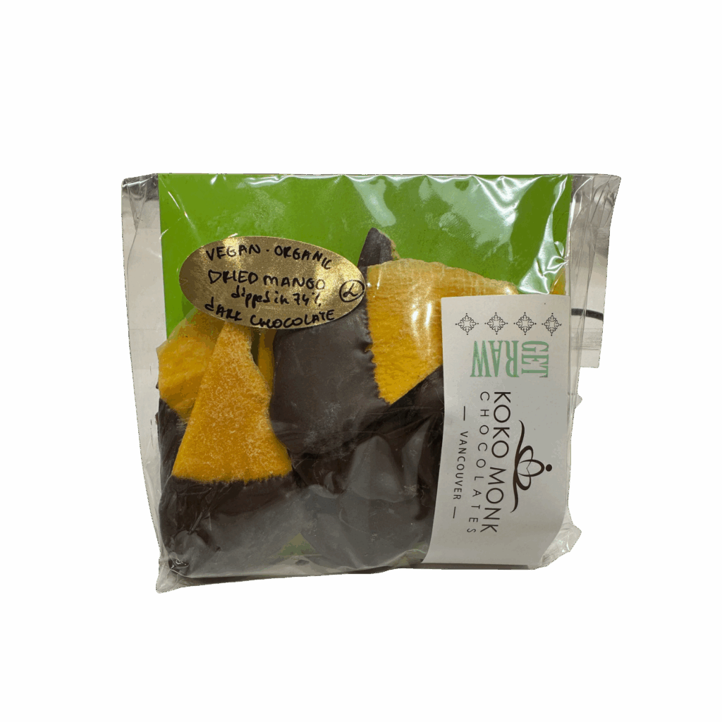 74% Dark Chocolate Organic Dried Mango