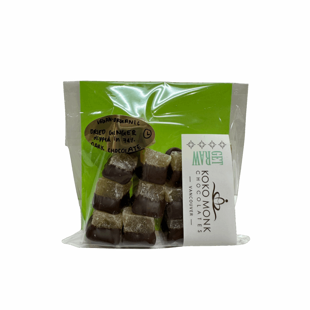 74% Dark Chocolate Organic Dried Ginger